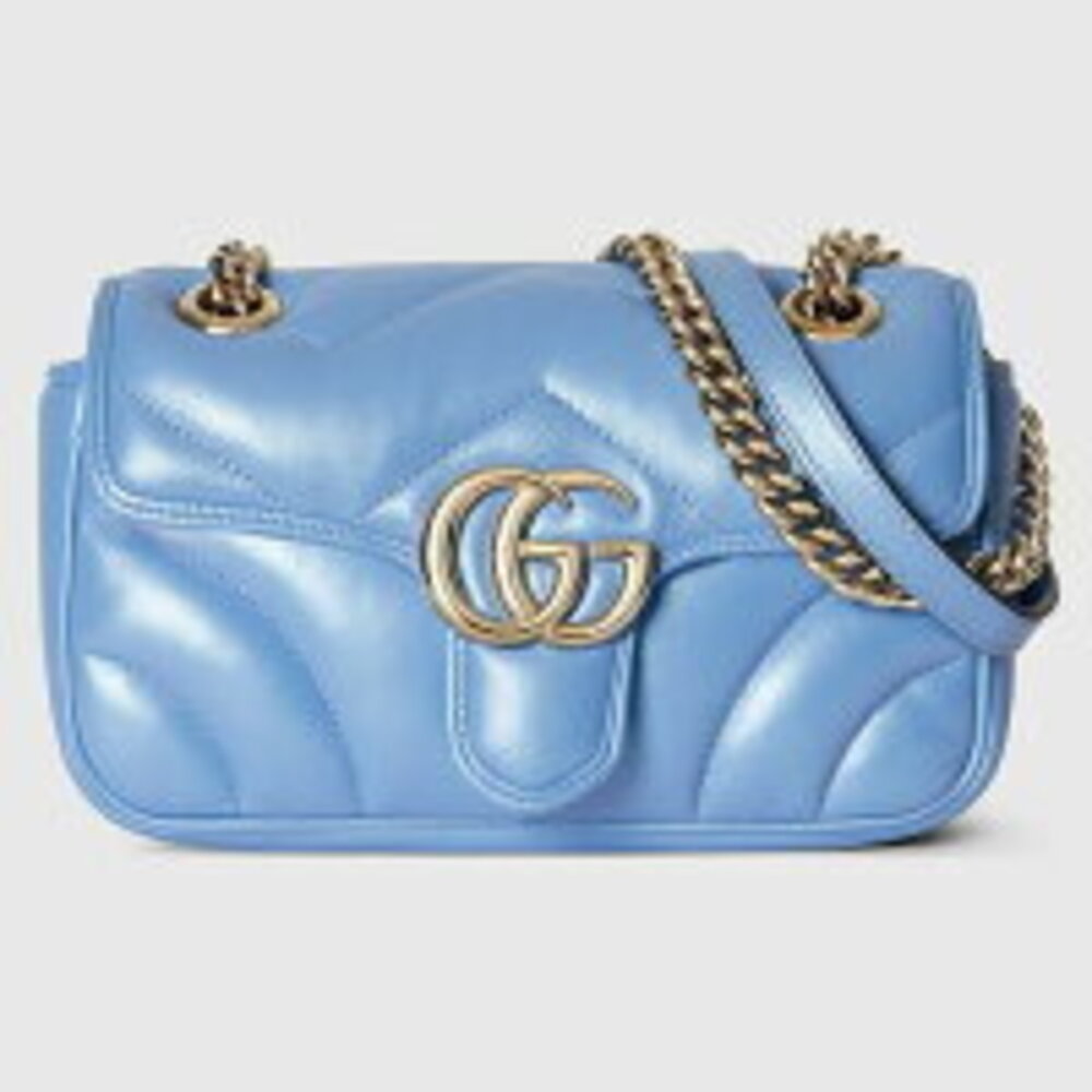 Gucci GG Marmont Shoulder Bag Blue Online